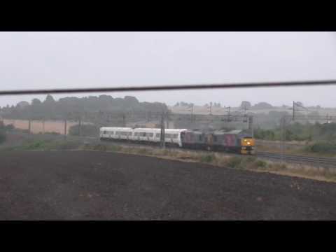 Europhoenix 37884 + DIT 800 dragging a 375 to Derby - 21st August 2016