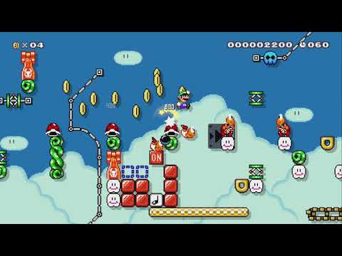 Auto-Aeriels (Don't move) by Soulstice9 - Super Mario Maker 2 - No Commentary 1bv