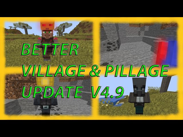 Better Village Pillage V4 9 2 Optifine 1 17 Minecraft Data Pack