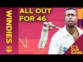 All Out For 46 Curtly Ambrose Rips Through England From The Archive Windies Vs England 1994