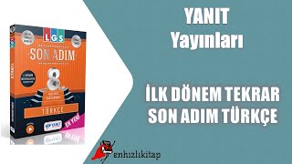 Yanıt Yayınları LGS Son Adım Türkçe