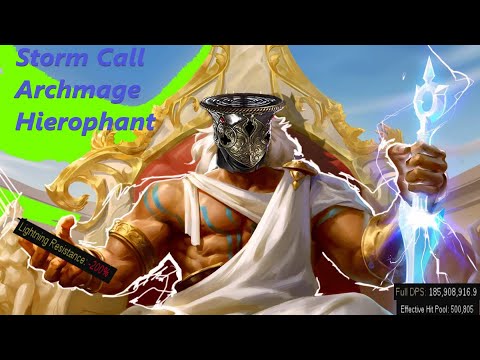 [PoE 3.25] T17 Fortress + Uber Boss Showcase / Storm Call Archmage Hierophant Build