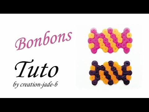 Tuto Perles à repasser (Hama) - Halloween Bonbons !