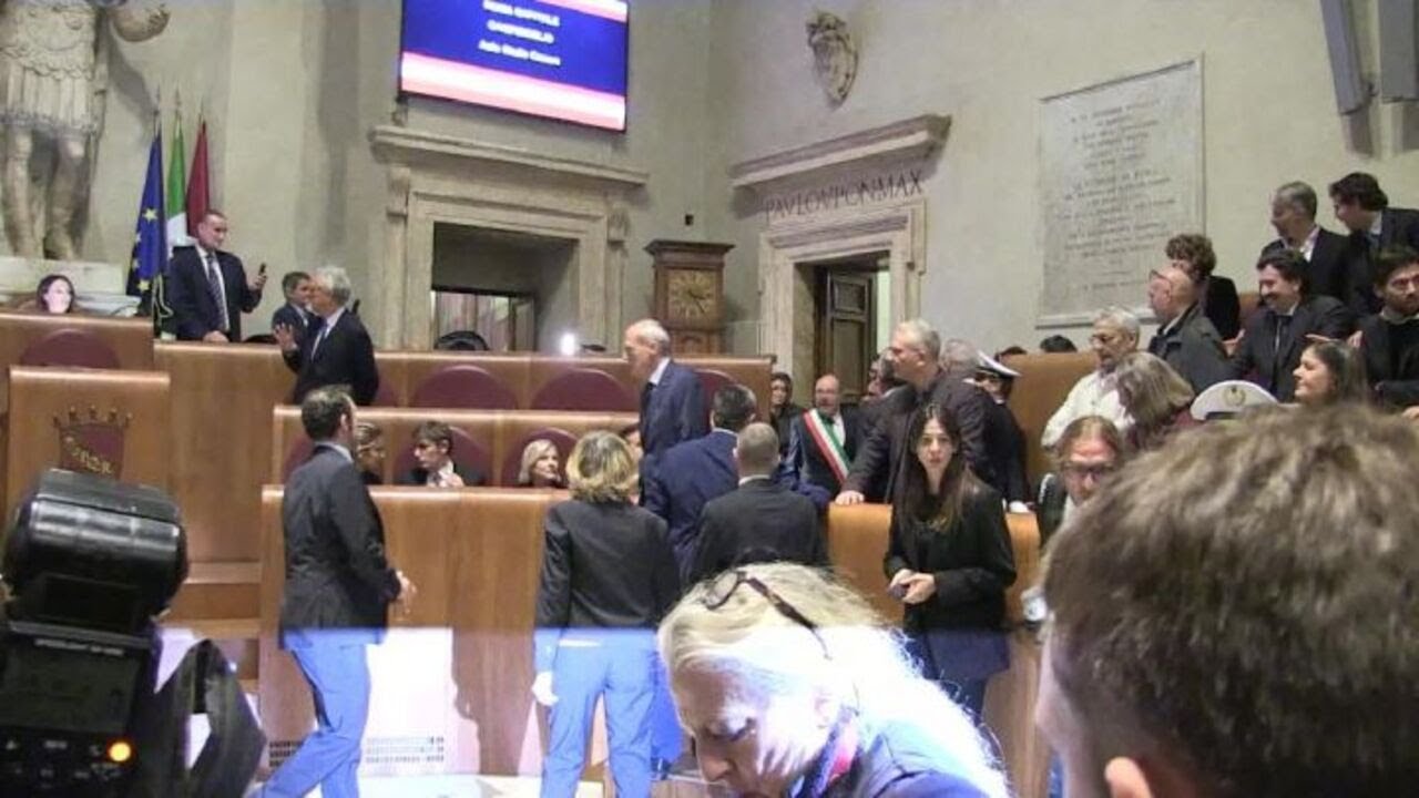 Carlo Verdone sindaco di Roma per un giorno, la cerimonia in Assemblea Capitolina