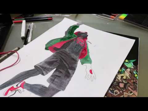 SPIDER-MAN INTO THE SPIDER-VERSE: coloring Miles Morales as spiderman