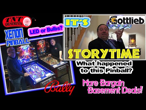 #1562 Gottlieb THE GAMES Pinball--what happened to it? Bally XENON-Bulbs VS LED's? -TNT Amusements