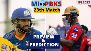 MI vs PBKS Match Preview | Prediction | MI vs PBKS playing 11 | MI Win first Match | Shiva Gautam