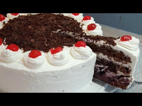 🍒 Schwarzwälder-Kirschtorte, traut euch, und backt sie nach! 😍