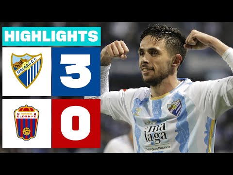 MÁLAGA CF 3 - 0 CD ELDENSE I HIGHLIGHTS LALIGA HYPERMOTION
