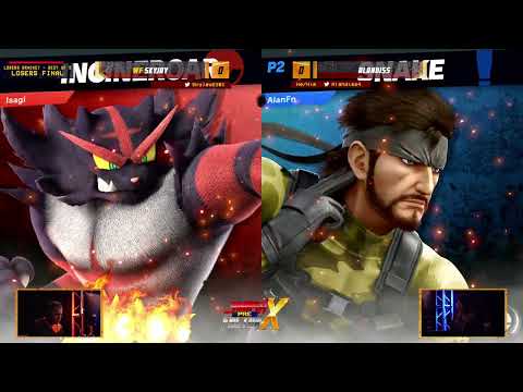 Pre-Factor X - AlanDiss(Snake) vs. Skyjay(Incineroar) - Losers Finals - SSBU