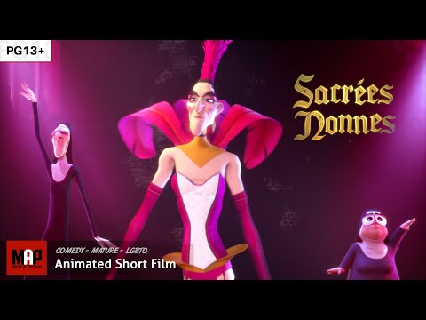 Funny CGI 3D Animated Short Film ** SACRED NUNS ** Animation by ISART DIGITAL Team [PG13] LGBTQ