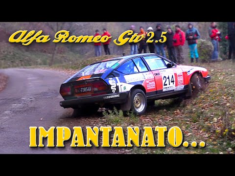 Rally Historic Città di Schio 2021 Alfa Romeo GTV CRASH e IMPANTANATA