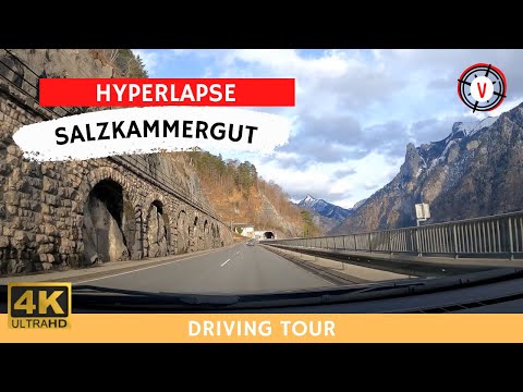 Austria 🇦🇹 Epic Music Driving 🚘 Lake & Mountain Views in Hyperlapse Mode (4K Video)