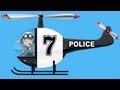 Police Helicopters Teaching Numbers 1 To 10 Helicopter Number Counting For Kids