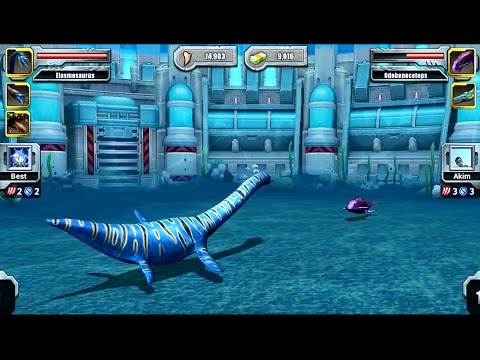Jurassic Park Builder Aquatic Tournament Gameplay