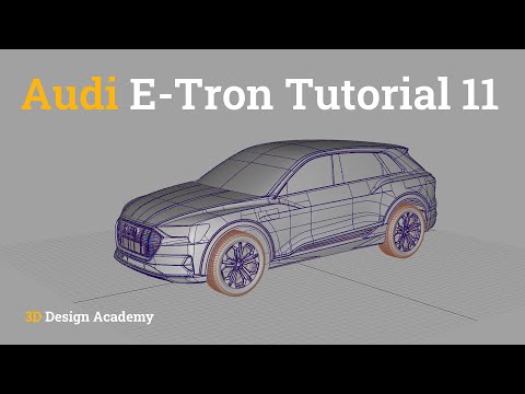 Advanced Autodesk Alias Tutorials - Audi E-Tron SUV 11