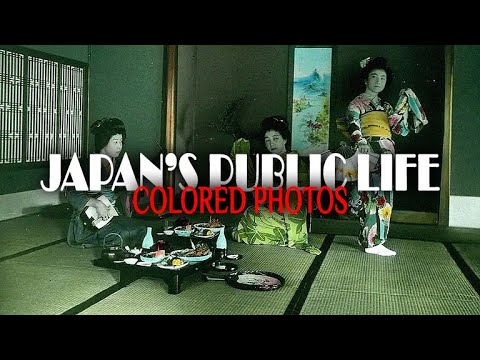 Japan's Life Before Modernization | 19th Century Photos in Color