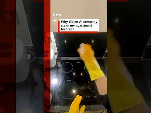 Why did an AI company clean my apartment for free? #Robots #BBCNews