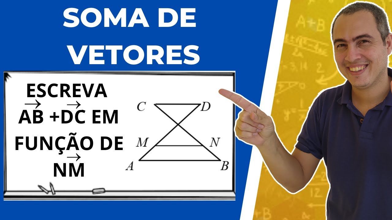SOMA DE VETORES EXERCÍCIO RESOLVIDO CÁLCULO VETORIAL