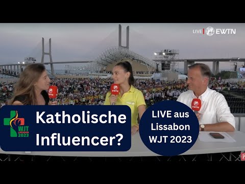 Katholische Influencer? |  Cross connected mit Samanta Gaicki | EWTN Live vom WJT 2023 in Lissabon