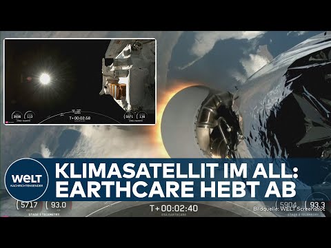 EARTHCARE: Elon Musk jubelt! Sein Satellit hebt ab - SpaceX und ESA feiern Erfolg