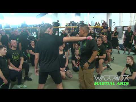 Master Apolo Ladra Warrior Kali Knife Entry Drills Part 2 at Warrior Martial Arts Seminars