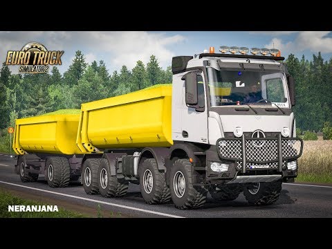 ETS 2 Mod | Mercedes Benz Arocs Agrar + Ownable Kipper Agrar Trailer [ETS2 v1.36]