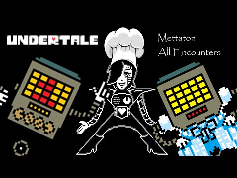 [Undertale Pacifist Run] All Mettaton Encounters