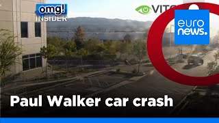 Moment of Paul Walker car crash caught on nearby security cam