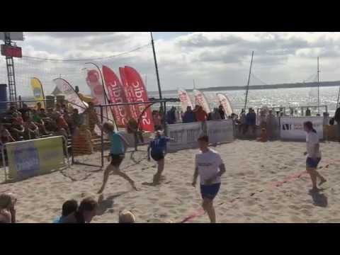 Final OV Beachhandboll 2013 Aviko Cup Dam motion