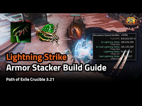 [3.21] Scion Lightning Strike Armor Stacker Build Guide - Path of Exile Crucible