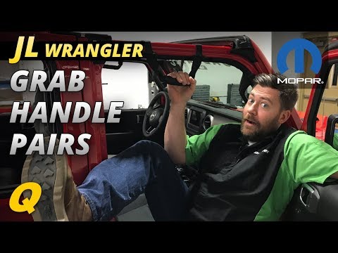 Mopar Grab Handles for 2018 Jeep Wrangler JL