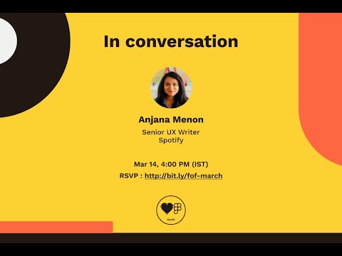 In conversation with Anjana Menon, Senior UX Writer, Spotify