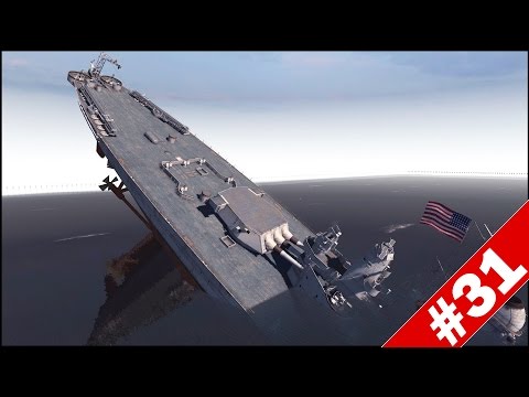 IOWA BATTLESHIP vs 3 SCHWERER GUSTAV RAILWAY GUNS - Men of War Assault Squad 2 - Mini Scenario #31