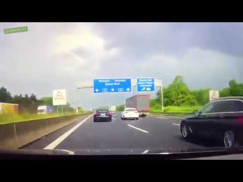 Aquaplaning op de Autobahn