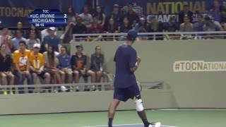 Tennis on Campus Nationals Final: UCI vs Michigan (Men's Singles)