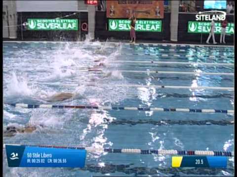 Serie 2 dei 50 Stile Libero Juniores F - 7° Trofeo SOGEIS Montichiari