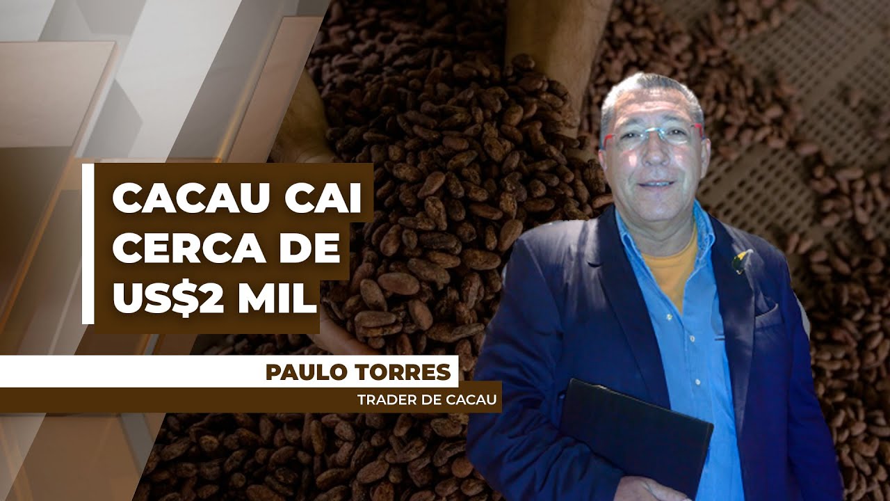 Perspectivas de oferta para o cacau melhoram e cotações perdem cerca de US$ 2 mil em questão ...