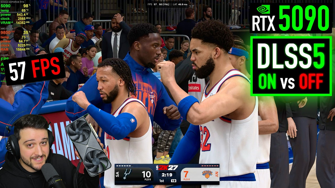 RTX 5090 - NBA 2K27 - Official DLSS 5 Release Hands On!