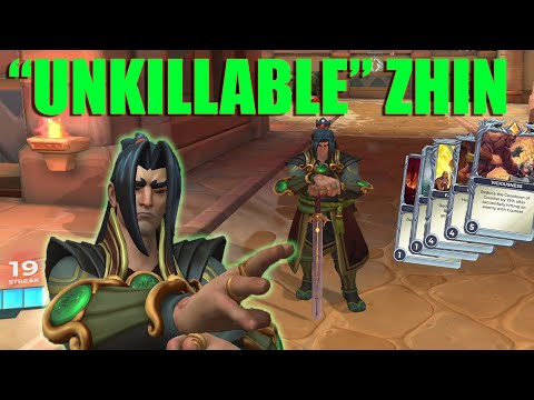 "UNKILLABLE" Zhin Set??! | Paladins