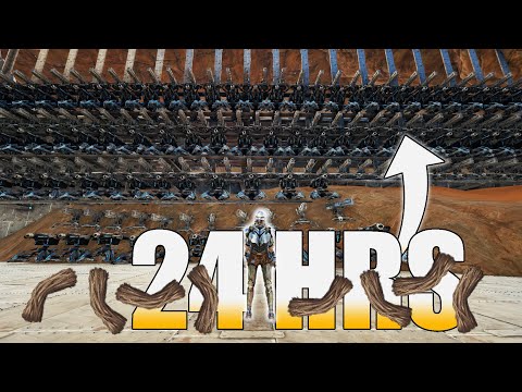 SOLO Spending 24 Hrs On A FiberCraft Server - Claimed Desert Crack This is what Happens... Ark PvP