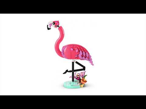 LEGO® Creator 3 v 1 Laukiniai gyvūnai: rožinis flamingas (31170) video