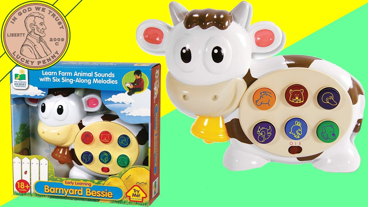 Early Learning Barnyard Bessie Cow Infant Electronic Toy