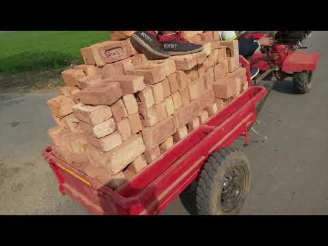 India ka sabse chhota tractor trolley power tiller with trolley power tiller Raja Enterprises(1)