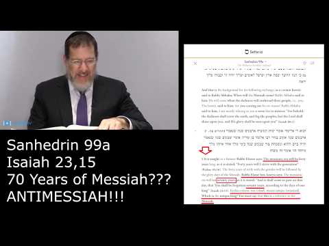 Sanhedrin 99a Talmud about Messiah - The seduction of the Jews in the end times