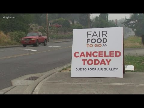 Washington State Fair vendors hit hard again as poor air quality forces closure of drive-thru food e
