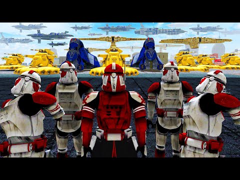 Can Clone Army Hold CORUSCANT CITY vs Realistic Invasion?! - Gates of Hell: Star Wars Mod