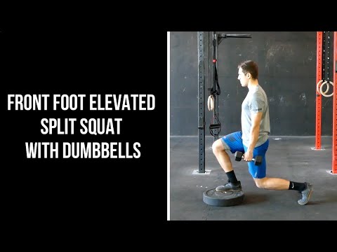 Front Foot Elevated Dumbbell Split Squat