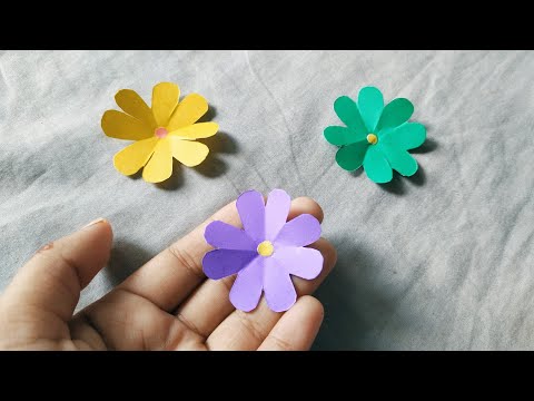 Easy Paper Flowers || Paper Craft || Jerin Rupa
