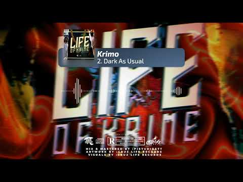 Krimo - Dark As Usual (Official Visualizer) |LIFE OF KRIME EP|